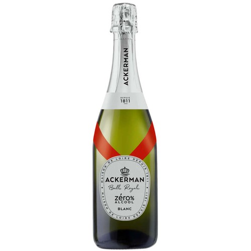 Ackerman Pétillant Zéro Sans Alcool Blanc Brut 75cl