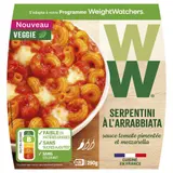 Weight Watchers Serpentini à l'arrabbiata sauce tomate pimentée 290g