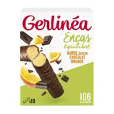 Gerlinéa Barre  encas minceur  chocolat orange 310g