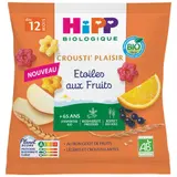 Hipp Biologique Etoiles aux fruits crousti' plaisir sachet dès 12 mois Bio 30g