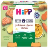 Hipp Petits mijotés jardinière de légumes saumon - dès 6 mois - 2x190g