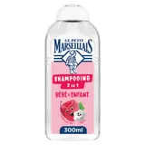 Le Petit Marseillais Shampooing Bébé Framboise et Coton 300ml