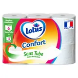 Lotus Papier Toilette Confort Sans Tube x6 rouleaux