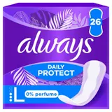 Always Dailies protect protège-slips long 0% de parfum 26 unités