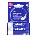 Labello Stick lèvres hydratant Huiles naturelles Original Duo 2x4,8g