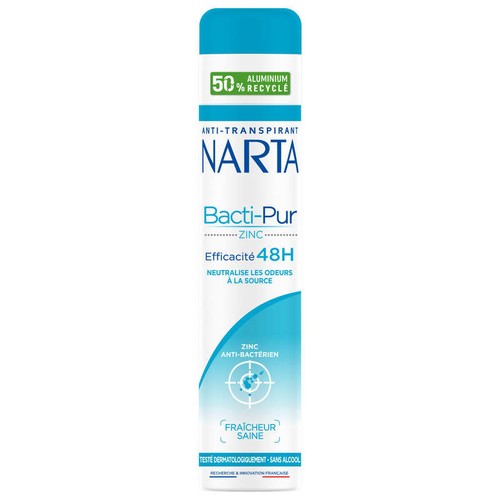 Narta Déodorant Spray Bacti Pur 48h 200ml