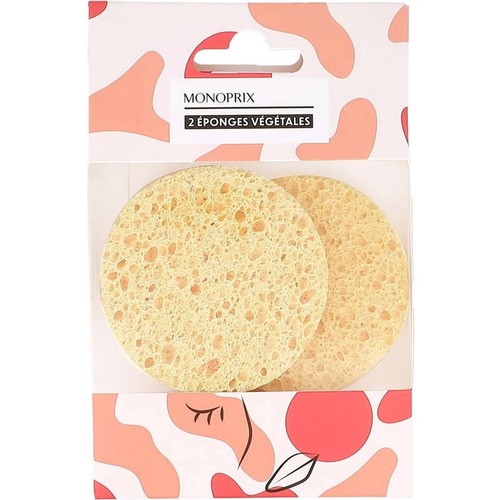 Monoprix 2 Éponges végétales