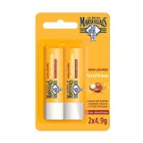 Le Petit Marseillais Soin lèvres au karité, amande et argan 2x4,9g