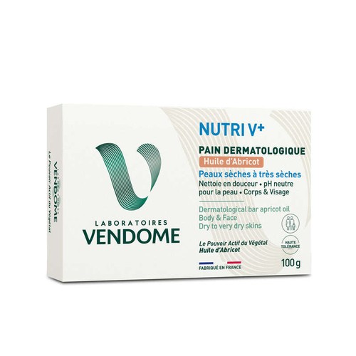 NUTRIV+ Pain dermatologique abricot 100g