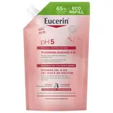 [Para] Eucerin pH5 Gel-Huile de Douche Ecorecharge 400ml