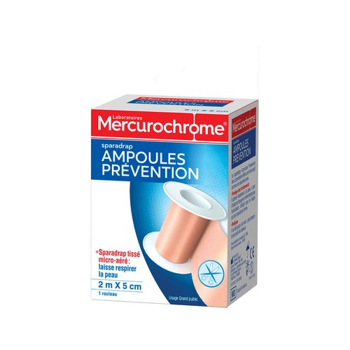 Mercurochrome Sparadrap Ampoules 2mx5cm