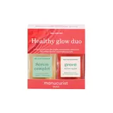 Manucurist Healthy Glow Duo - 1 Vernis-soin fini rosé et 1 sérum pour ongles – Active Glow™ & Sérum