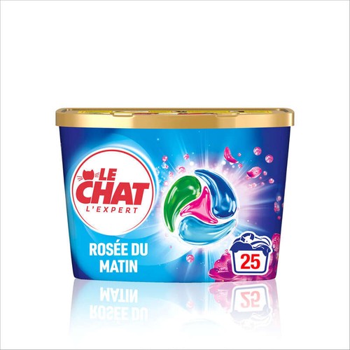 Le Chat Discs 4en1 Lessive Rosée du Matin x25 Lavages
