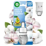 Air Wick Recharge Electrique Parfum au Huiles Essentielles Fleur de Coton 19ml