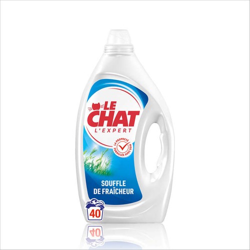 Le Chat Lessive liquide souffle fraîcheur x40 Lavages