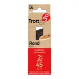 La Brosse Et Dupont Lacets Ronds Marron 45cm 2 Paires