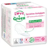 [Para] Love and Green Serviettes Hypoallergéniques Normal X14