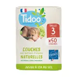 [Para] [Par Naturalia] Tidoo Couches avec Matières Naturelles T3 (4-9kg) x50