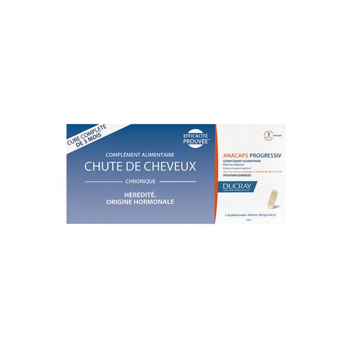 [Para] Ducray Complément alimentaire chute cheveux Capsules 3x30