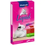 Vitakraft Cat Liquid-Snack Bœuf & Inuline 6x15g