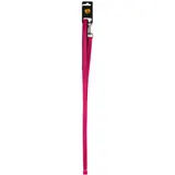 Animalis Laisse Basic Confort 15mm et 120cm pour Chien Fuchsia