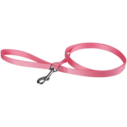 Animalis Laisse Basic 12mm et 120cm pour Chien Rose