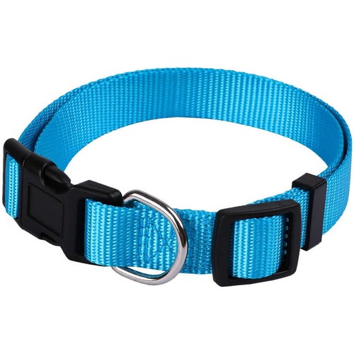 Animalis Collier Basic 15mm et 25/40cm pour Chien Bleu