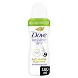 Dove Apaise & Aide à Réparer Déodorant Spray Anti-Transpirant Compressé Invisible Dry 100ml