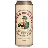Birra Moretti Bière blonde italienne canette 4,6% vol. 50cl