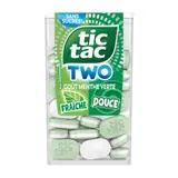 Tic Tac Bonbons Two Menthe Fraîche & Douce 38 pastilles 38,5g