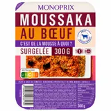 Monoprix Moussaka au bœuf surgelée 300g
