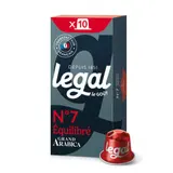 Legal Espresso Équilibré N°7 Capsules aluminium x10