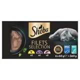 Sheba Filets sélection pour Chat adulte 6x60g