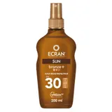 ECRAN Laboratoires Genesse Huile solaire Bronze + SPF30 vitEox 200ml
