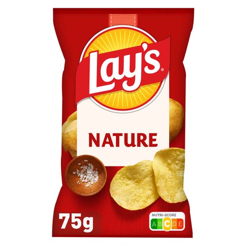 Lay's Chips Nature salées 75g