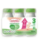 [Par Naturalia] Babybio Lait Croissance dès 10 mois Bio 6x25cl