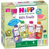 [Par Naturalia] Hipp Biologique Purées De Fruits 4 Variétés, Dès 6 Mois
