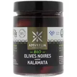 Amvrelia Olives Noires Bio Variété Kalamata 180g