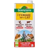 Bonneterre Lait Stérilisé U.H.T Entier Bio 1L