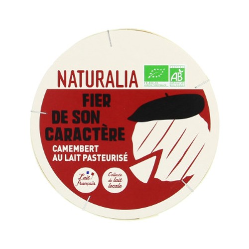 Naturalia Camembert Au Lait Pasteurisé Bio 250g