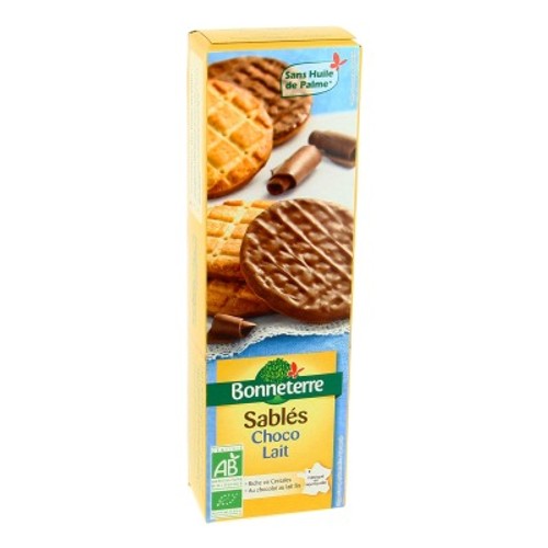 [Par Naturalia] Bonneterre Sablés Chocolat au Lait Bio 120g
