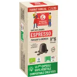 Artisans Du Monde Espresso N°8 Bio 20 Capsules