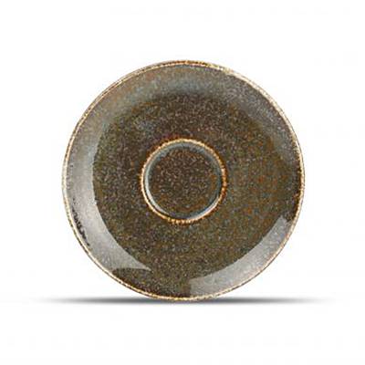 BonBistro Soucoupe à moka vert Cirro, 12 cm