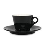 Collection Barista Soucoupe 15,5cm pour tasse 16cl et tasse 20,5cl noir Barista