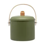 Pebbly Seau à compost d'intérieur en acier, 7L