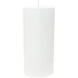 Ambiances Devineau Bougie cylindrique rustique coloré blanc 70H150, 1 bougie