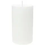 Ambiances Devineau Bougie cylindrique rustique colorée or blanc 70H120, 1 bougie