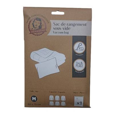 La Ménagère Sac de rangement sous vide M, 1 pièce