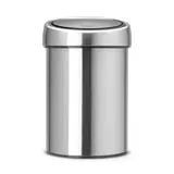 Brabantia Poubelle Touch Bin 3 L, seau intérieur plastique, 3L
