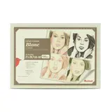 Auchan Pochette papier à dessin blanc 21x29,7 cm, 12 feuilles 180g/m²